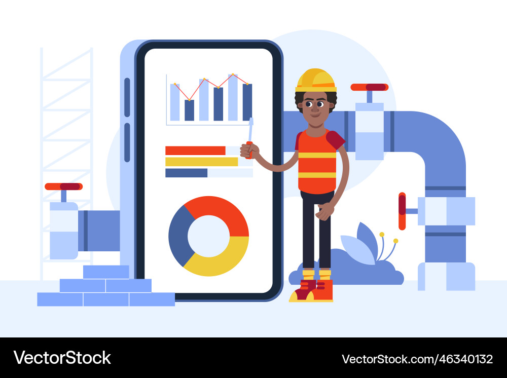 Flat design bim Royalty Free Vector Image - VectorStock