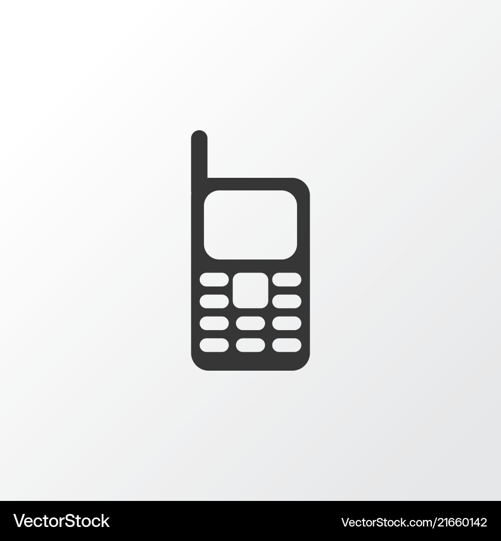 Mobile phone icon symbol premium quality isolated Vector Image