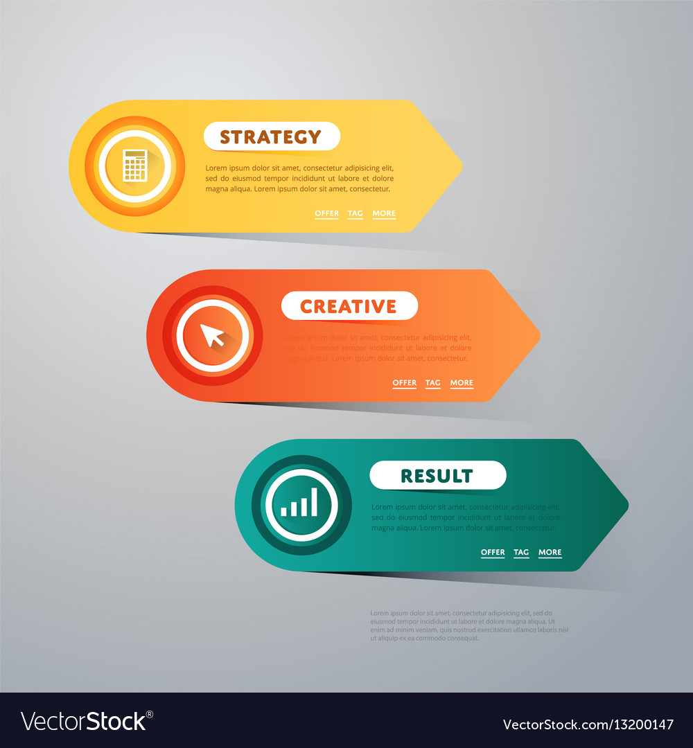 Infographics elements template