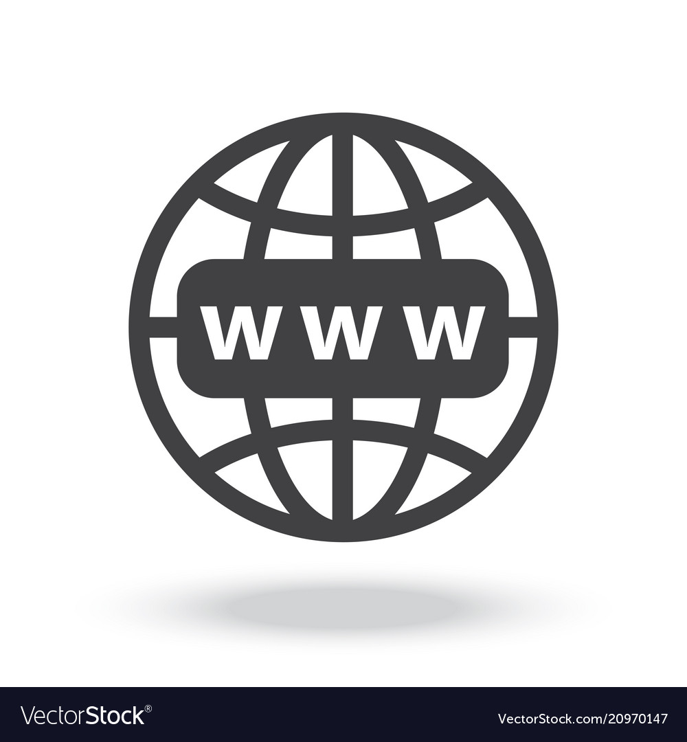 Download Internet http address icon Royalty Free Vector Image