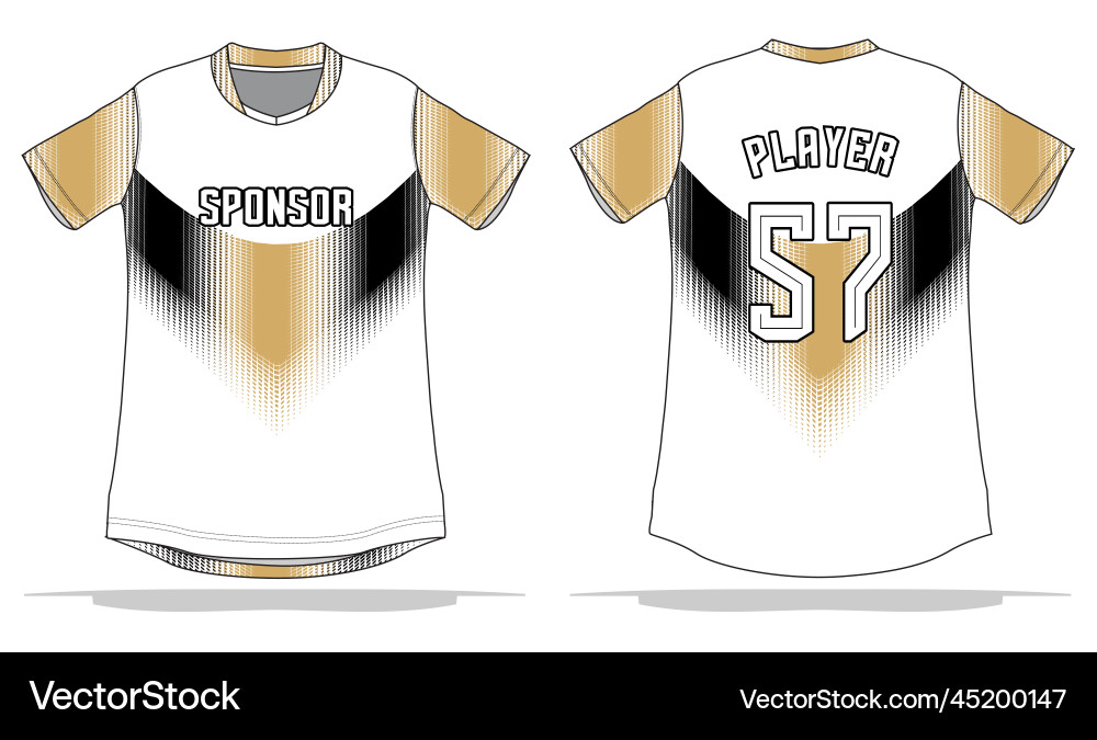 Sport uniform pattern background design Royalty Free Vector
