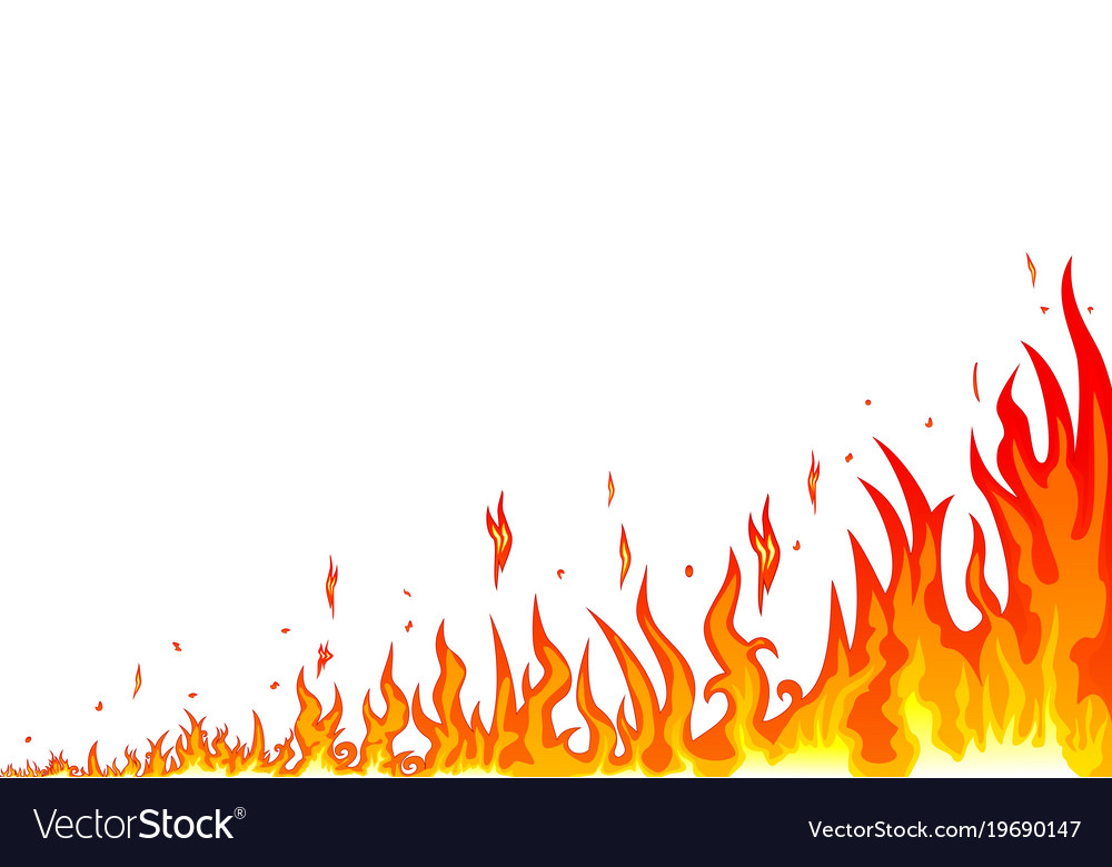 Spurts of flame Royalty Free Vector Image - VectorStock