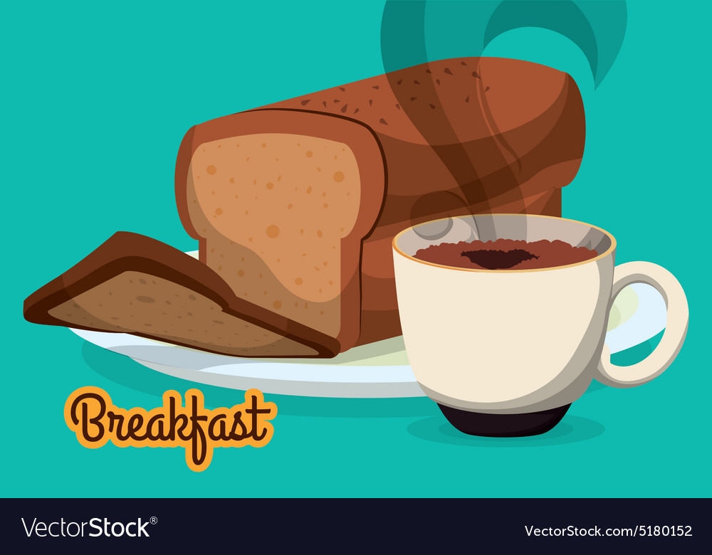 Breakfast design Royalty Free Vector Image - VectorStock