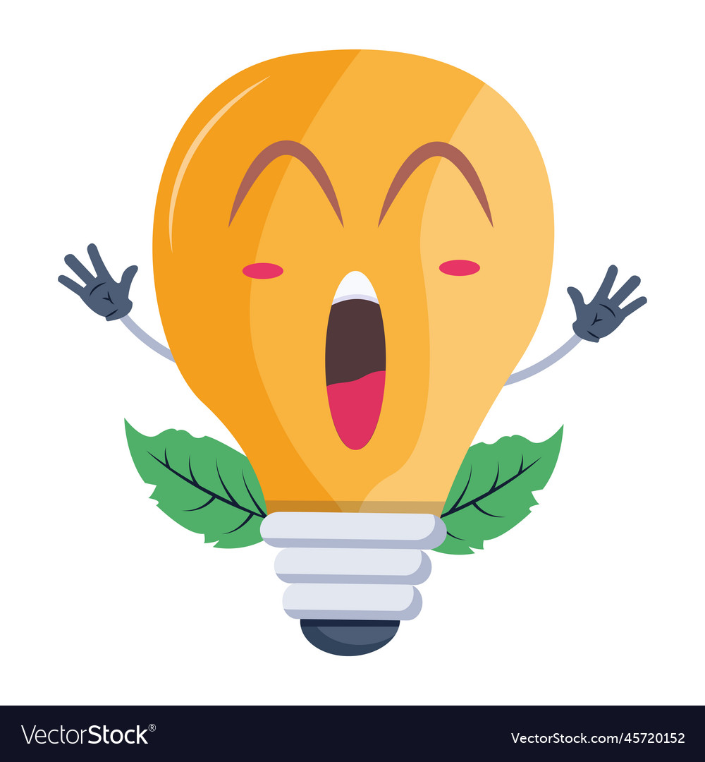 Eco light Royalty Free Vector Image - VectorStock