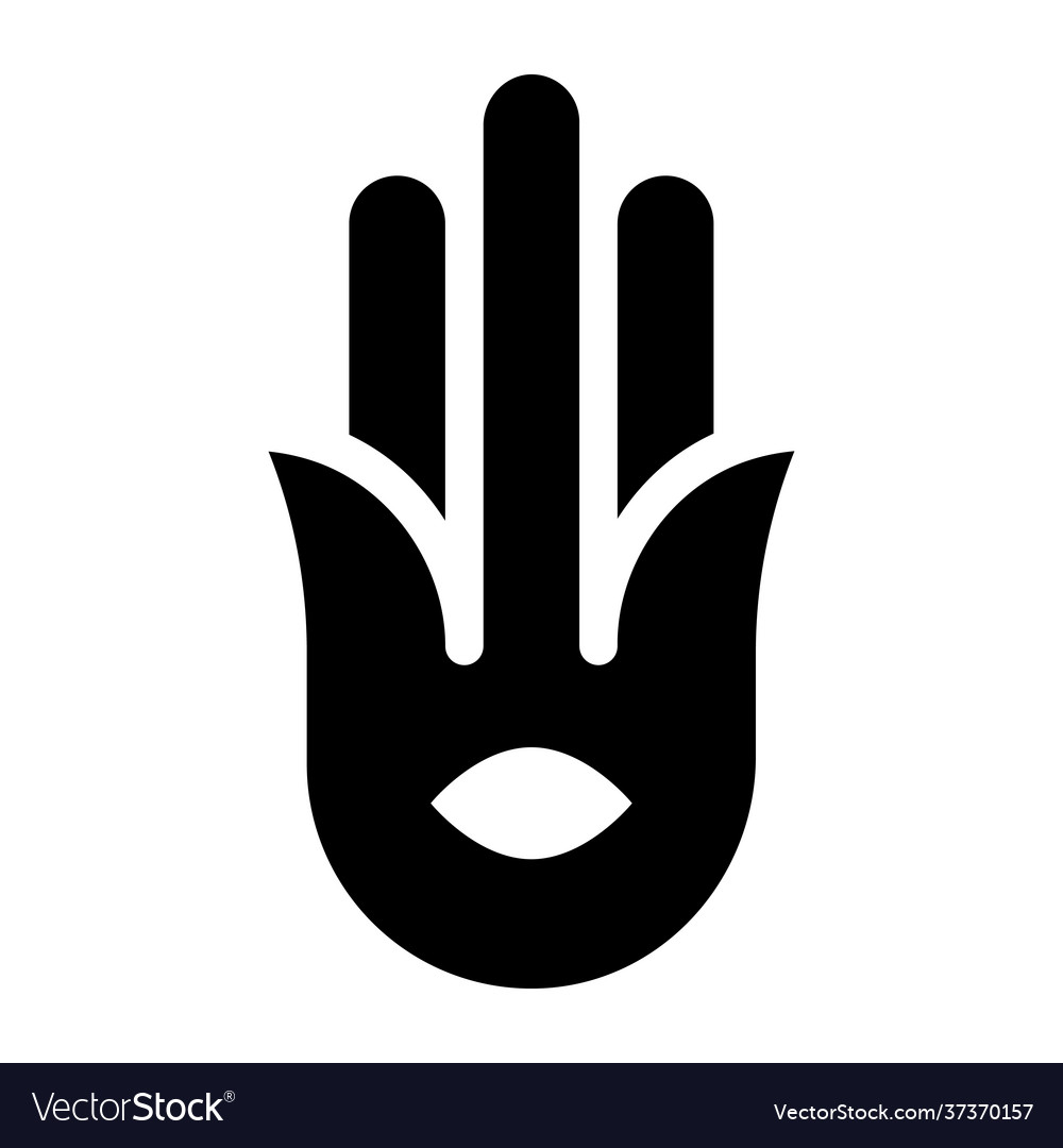 Hamsa hand Royalty Free Vector Image - VectorStock