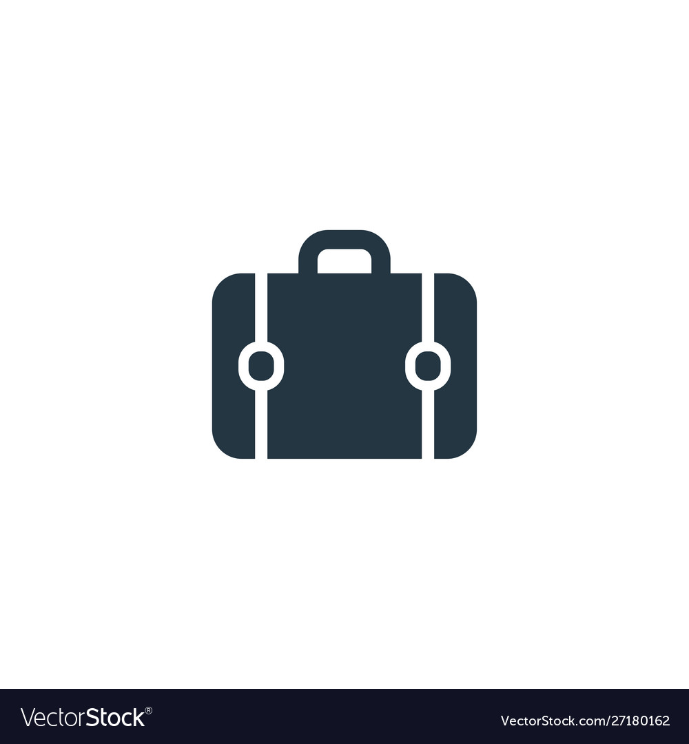 Briefcase icon simple element Royalty Free Vector Image