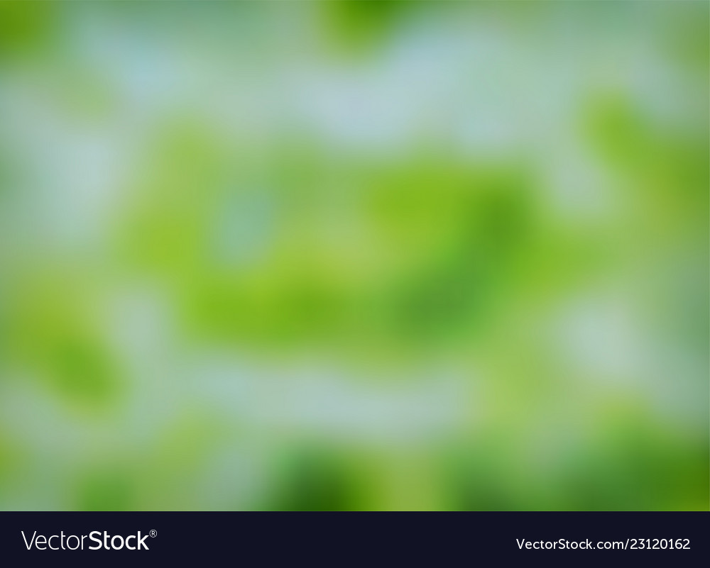 Derive udelukkende Antologi Nature green blurred background Royalty Free Vector Image