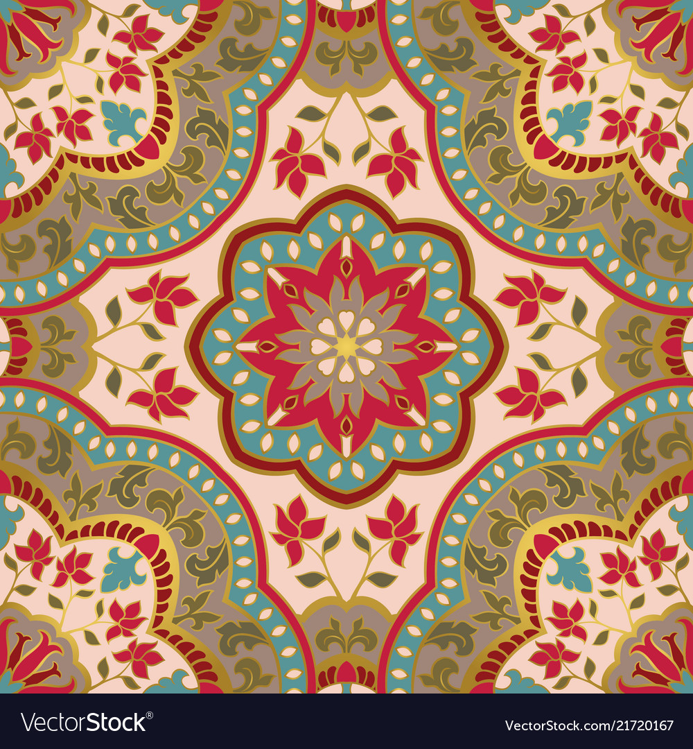 Colorful floral pattern