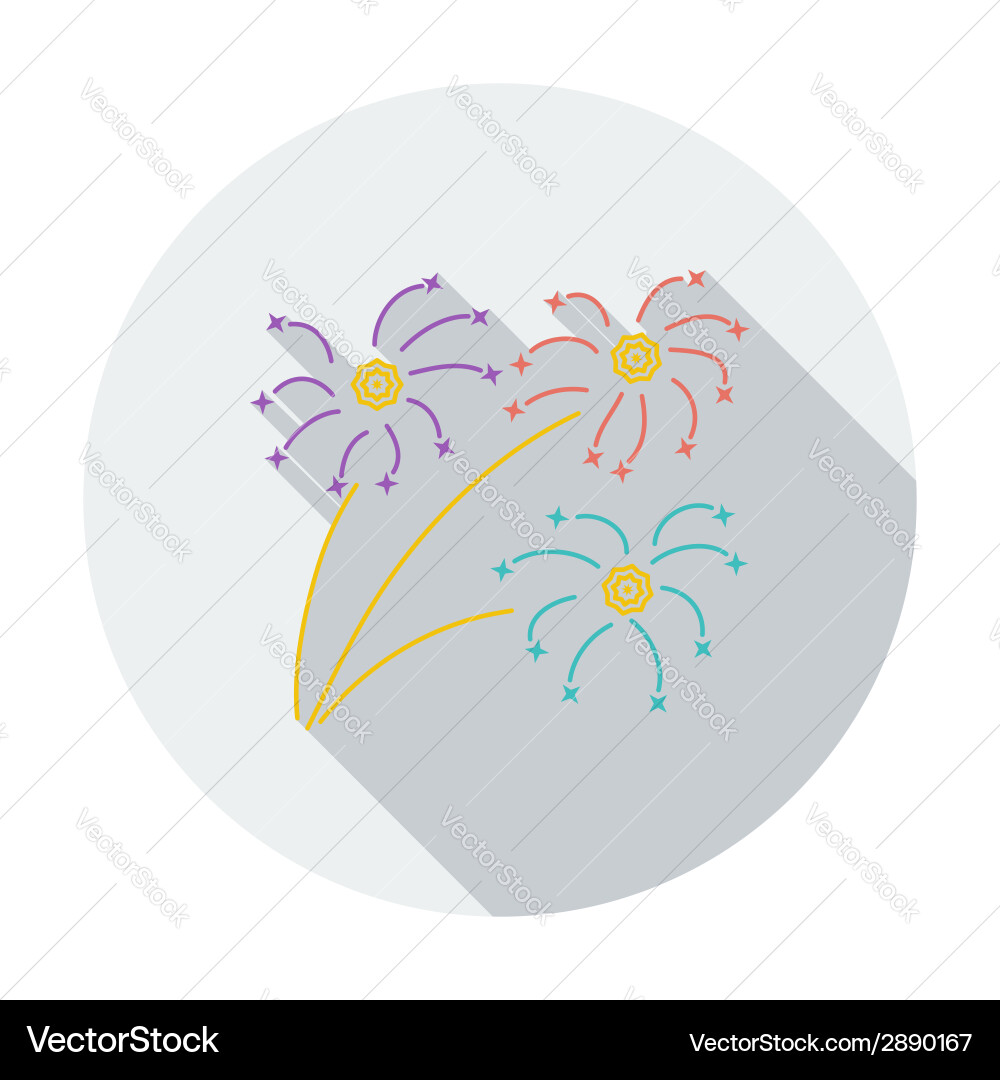 Firework Royalty Free Vector Image - VectorStock