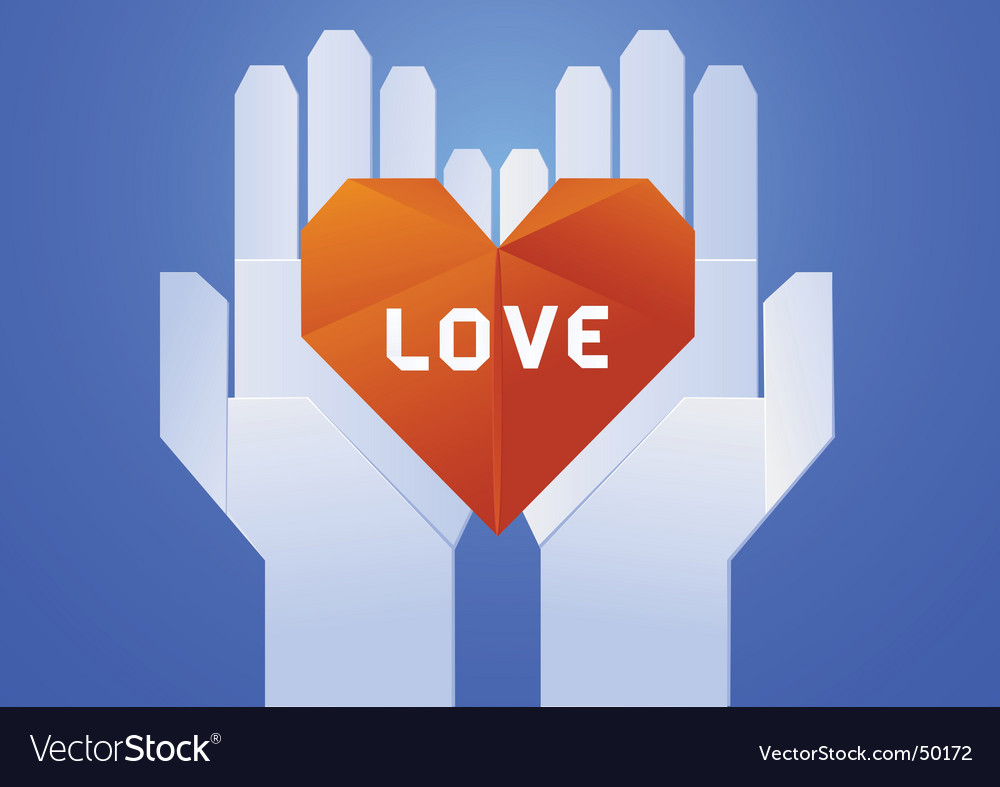 Give your love Royalty Free Vector Image - VectorStock