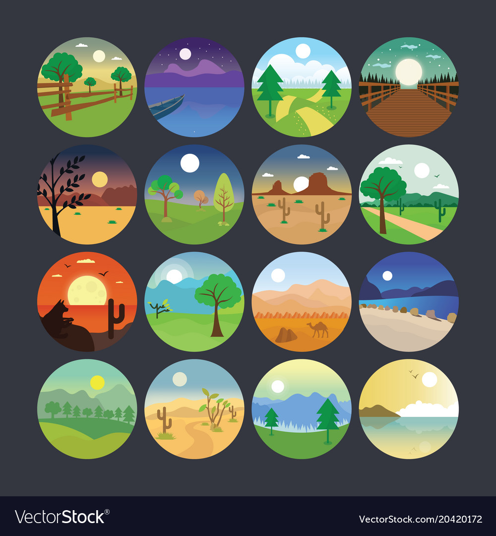 Landscape 8 Royalty Free Vector Image - VectorStock