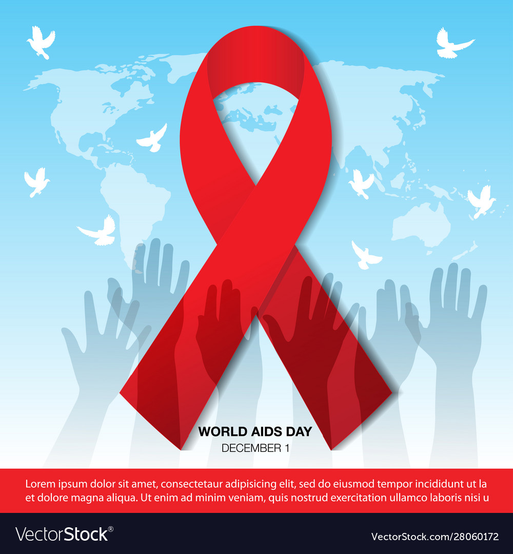 World Aids Day Banner Royalty Free Vector Image