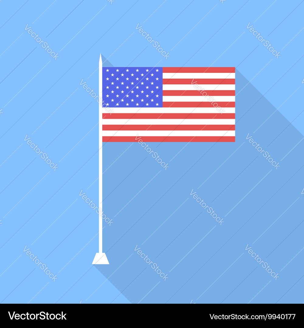 Usa flag Royalty Free Vector Image - VectorStock