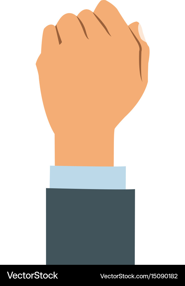 Hand person cartoon Royalty Free Vector Image - VectorStock