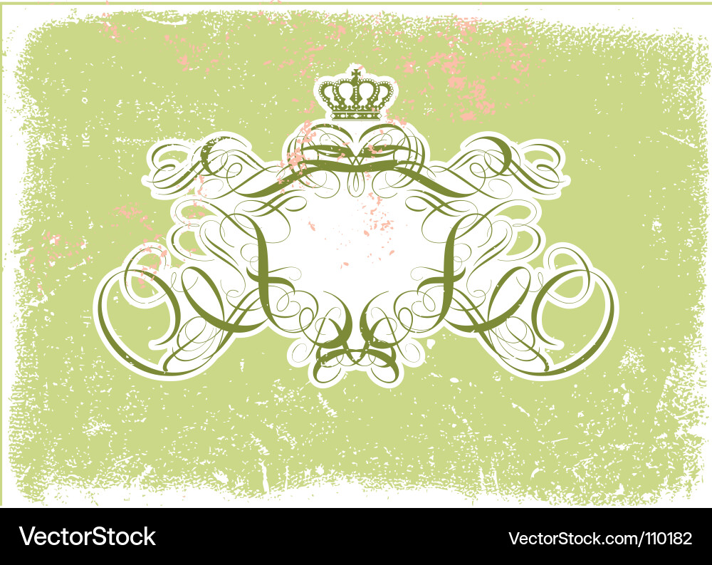 Heraldic shield Royalty Free Vector Image - VectorStock