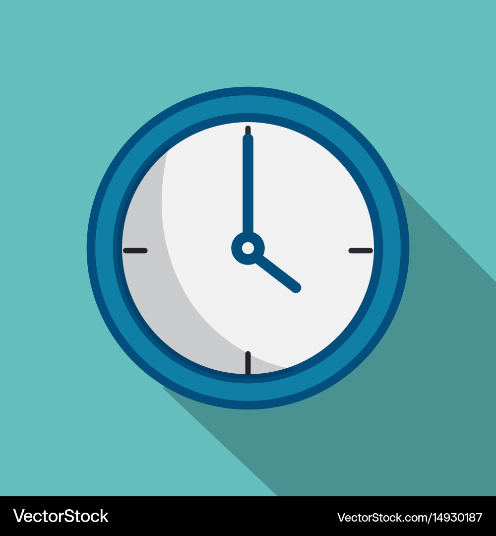 Wall clock icon Royalty Free Vector Image - VectorStock