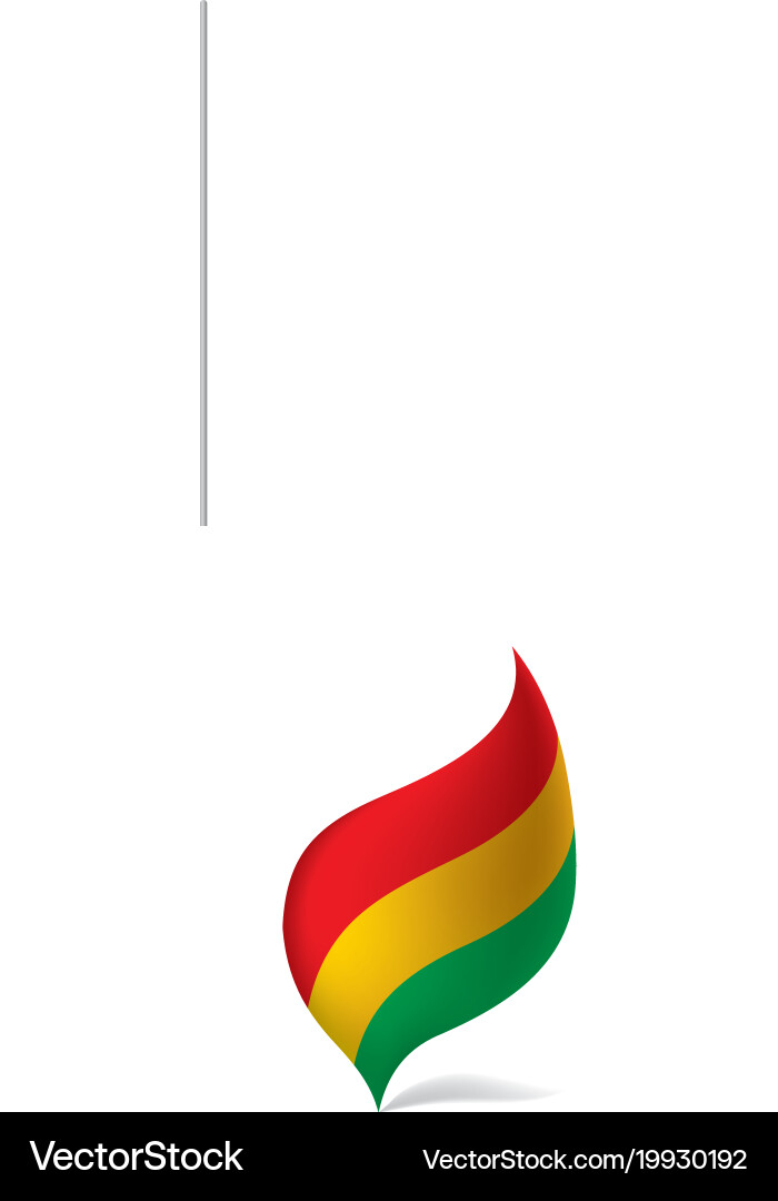 Bolivia Flag Royalty Free Vector Image Vectorstock