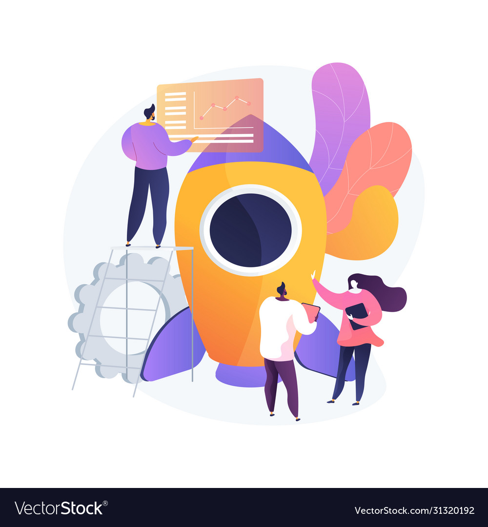 Workflow process abstract concept Royalty Free Vector Image
