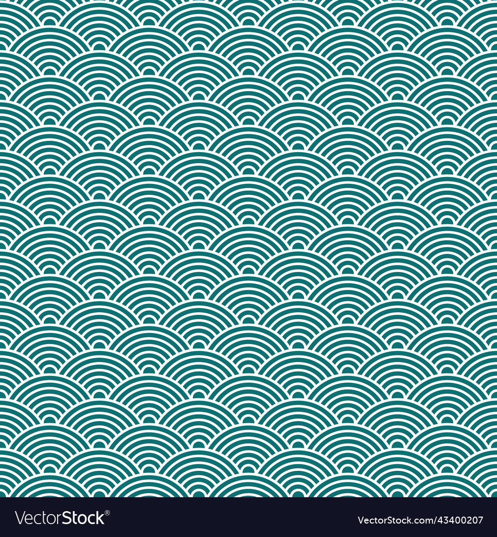Chinese and japanese seamless pattern traditional vector image Chinese and japanese seamless pattern traditional
