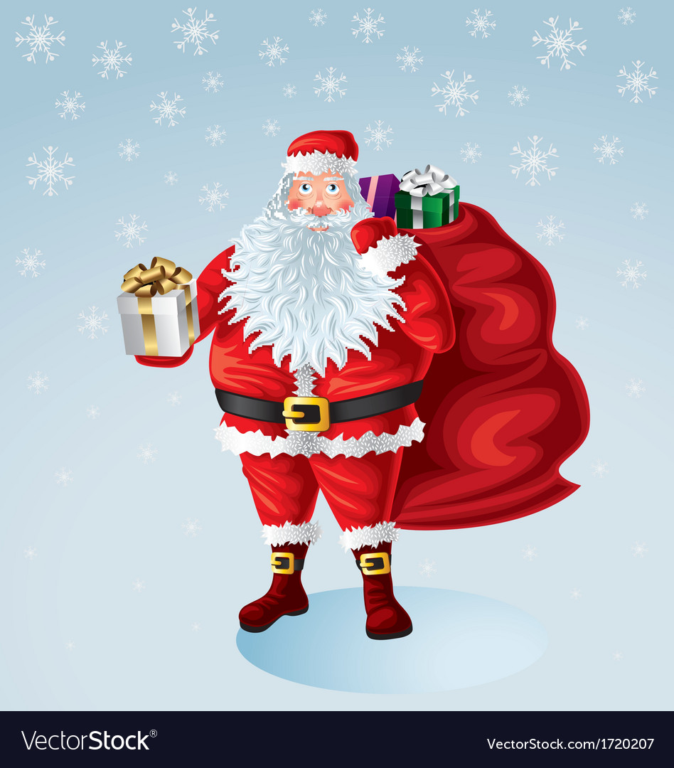 Santa claus Royalty Free Vector Image - VectorStock