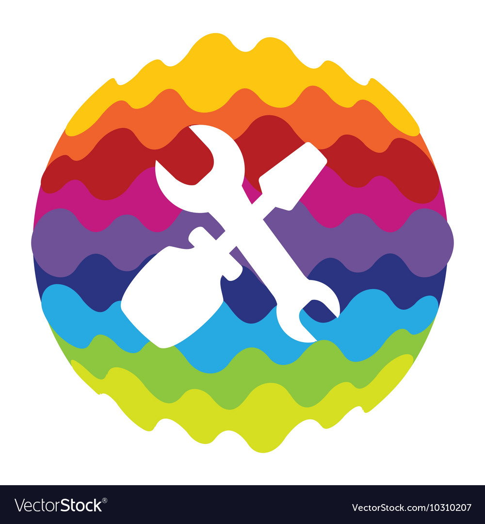 Setting rainbow color icon for mobile applications