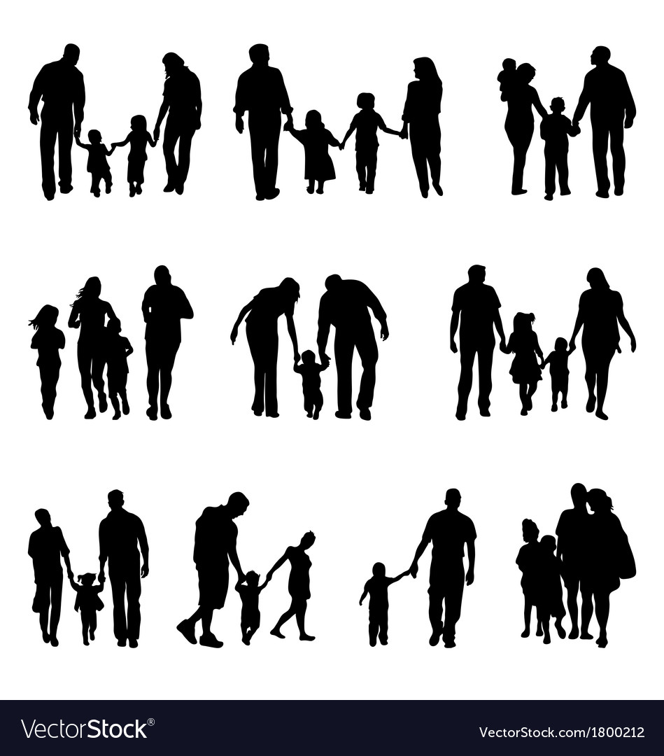 Families Royalty Free Vector Image - VectorStock