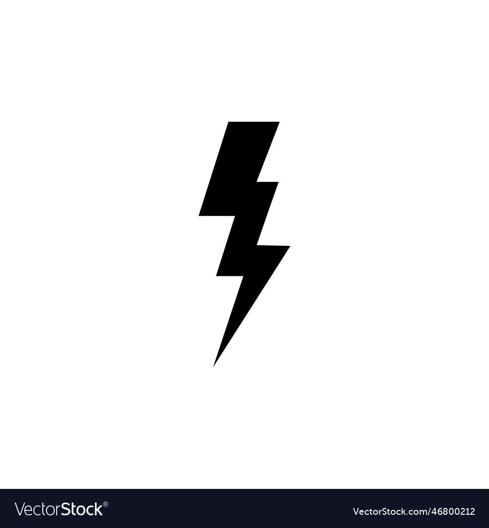 Lightning icon electric icon power icon energy Vector Image