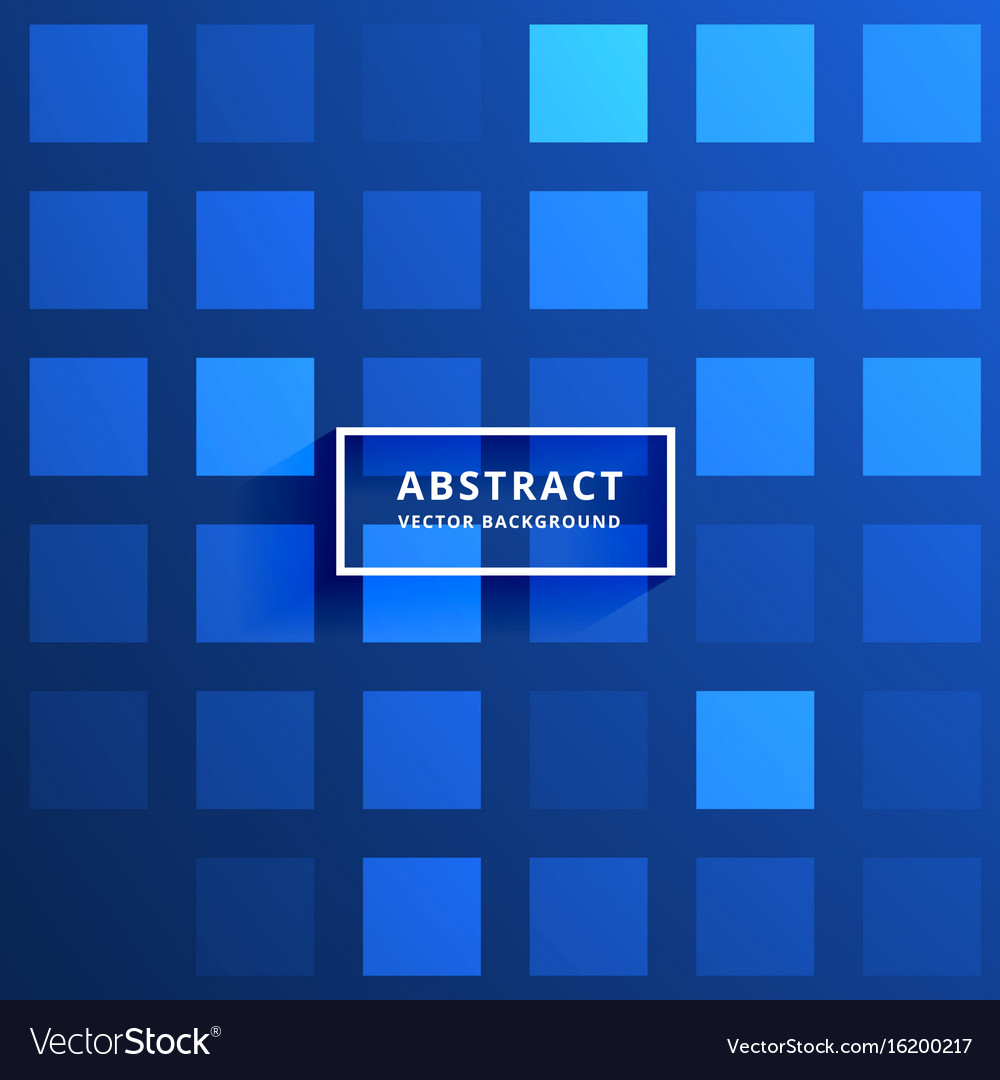 Blue tiles pattern background Royalty Free Vector Image