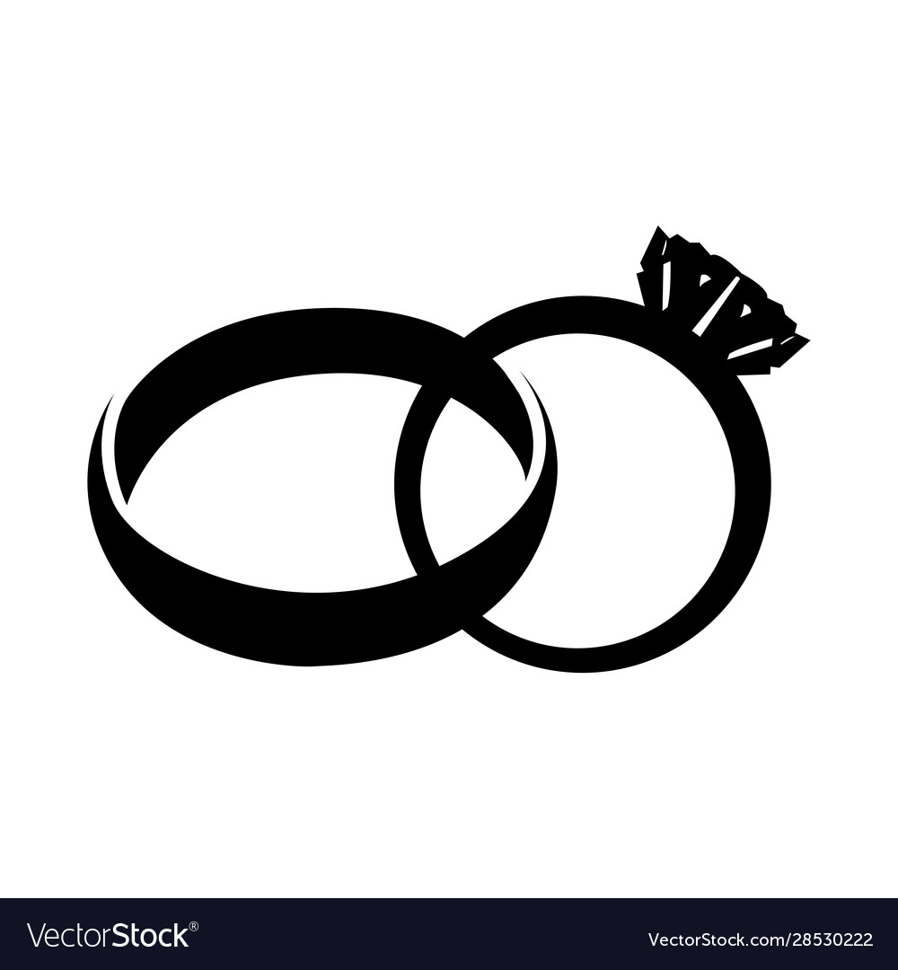 wedding rings silhouette png