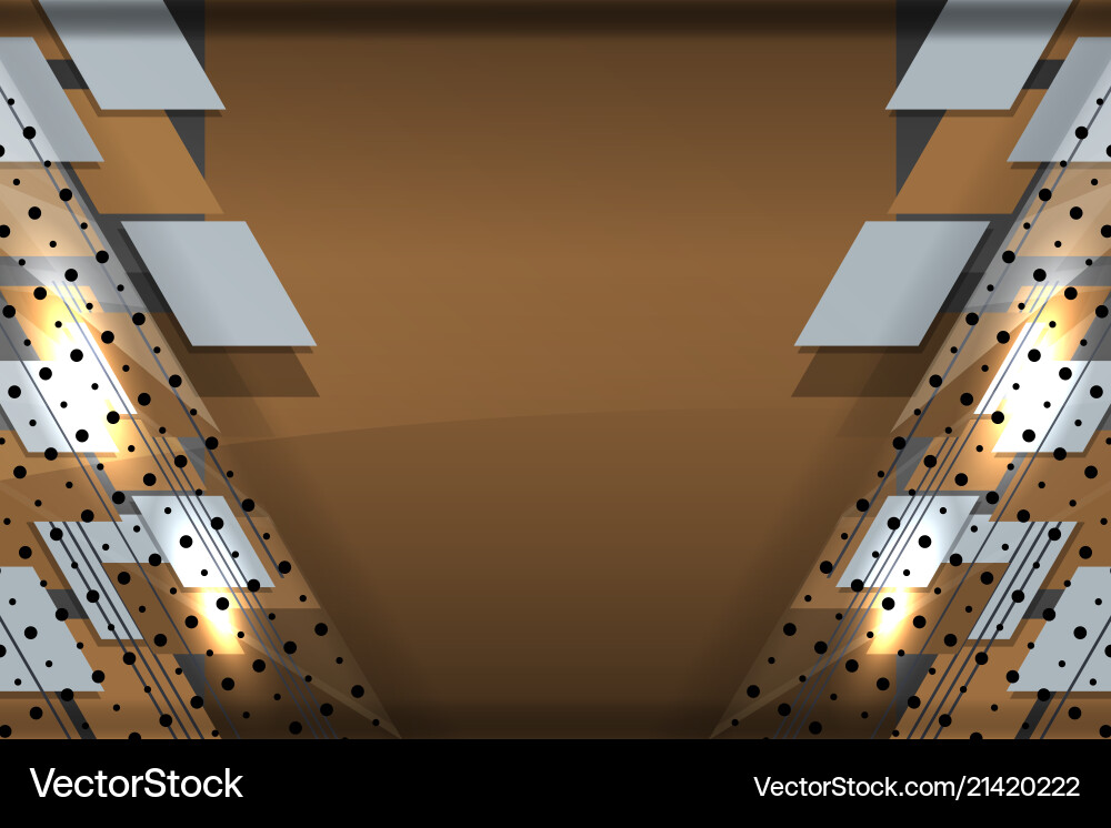 Tech geometric background Royalty Free Vector Image