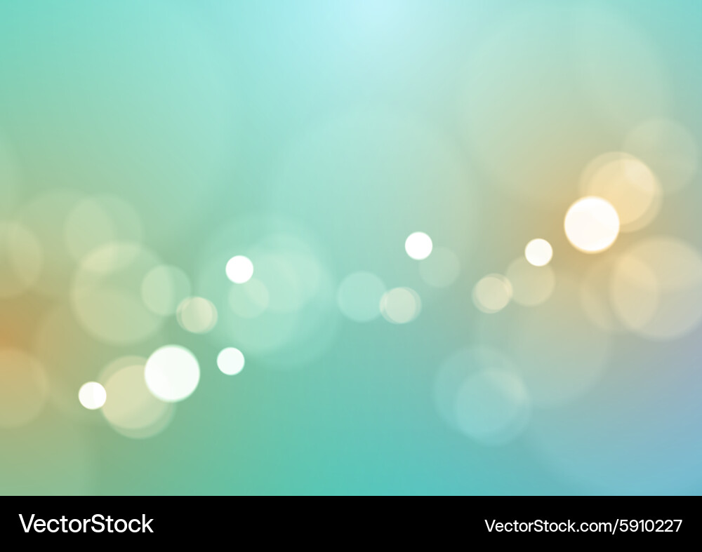 Abstract bokeh lights background Royalty Free Vector Image