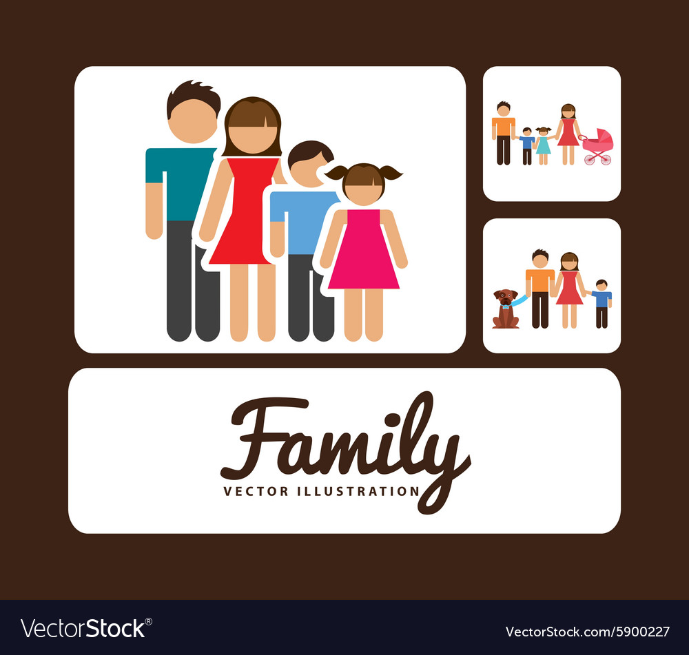 family-album-royalty-free-vector-image-vectorstock