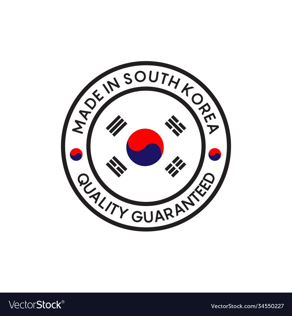 Logo for south korea Royalty Free Vector Image