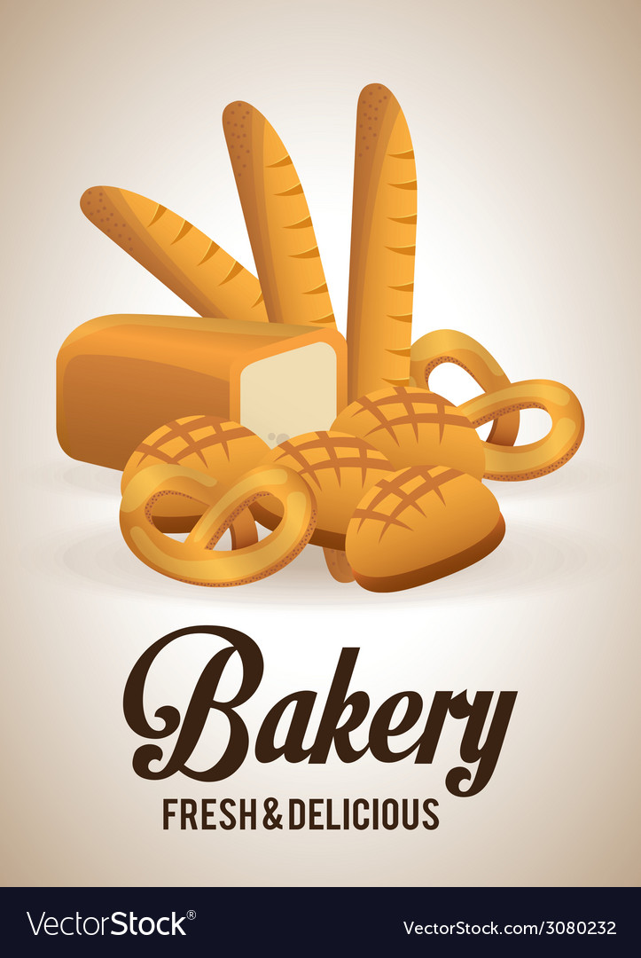 Bakery design Royalty Free Vector Image - VectorStock