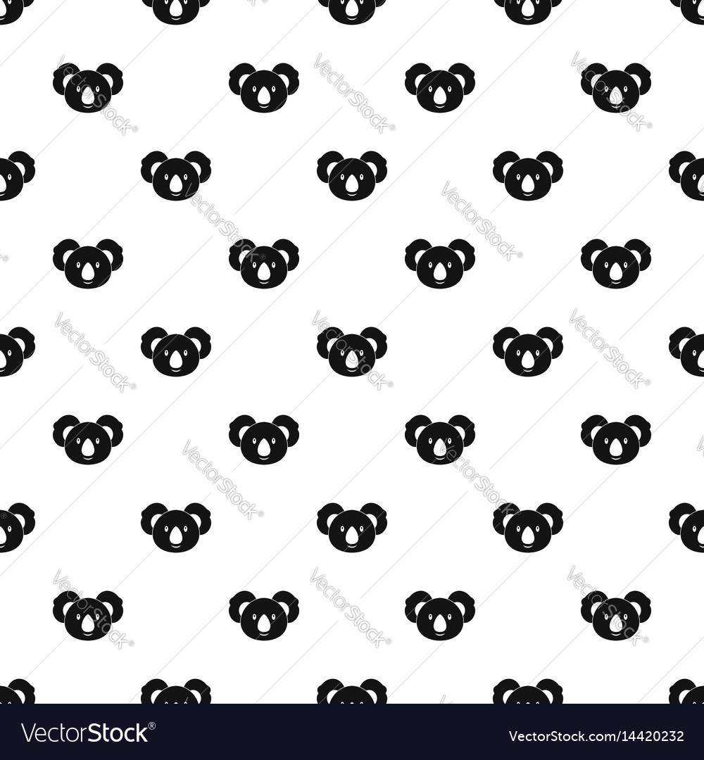 Koala pattern Royalty Free Vector Image - VectorStock