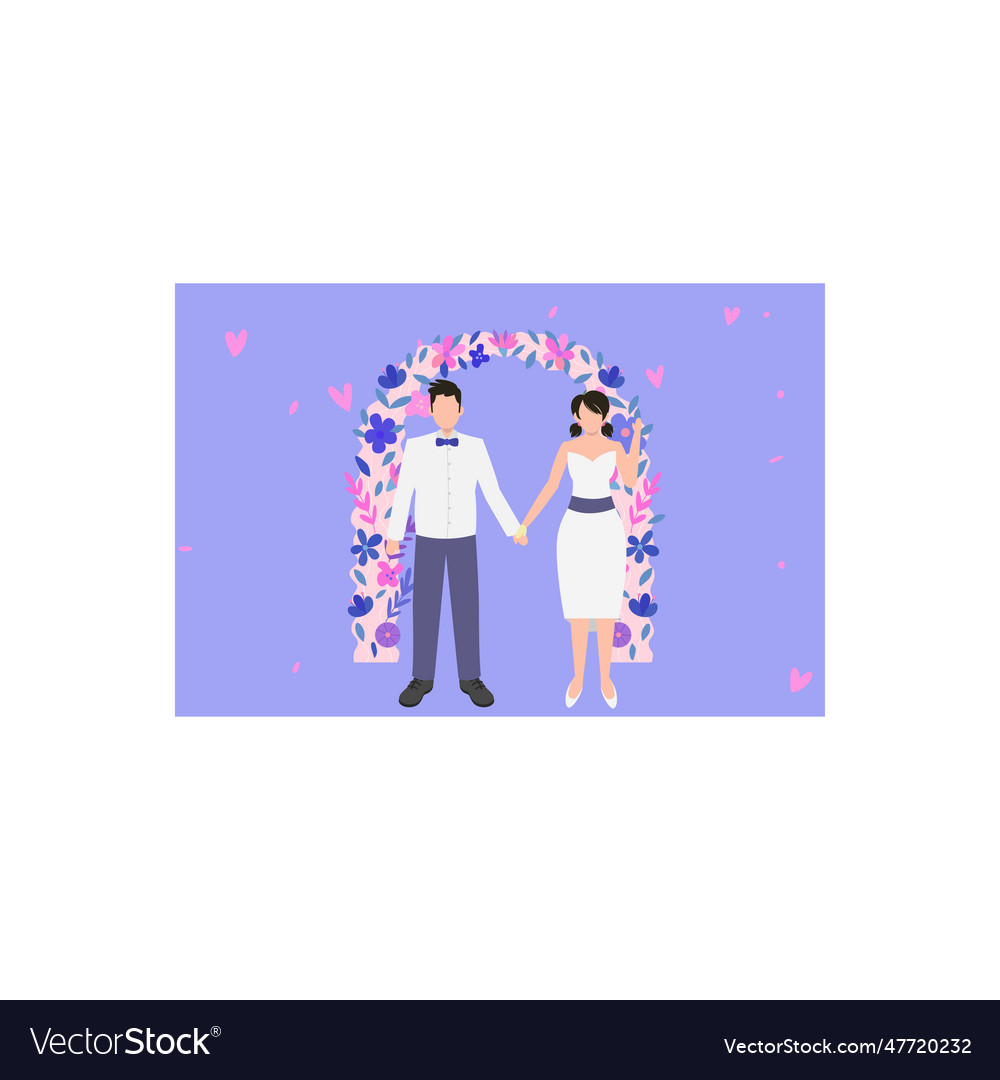 wedding-couple-is-holding-hands-royalty-free-vector-image