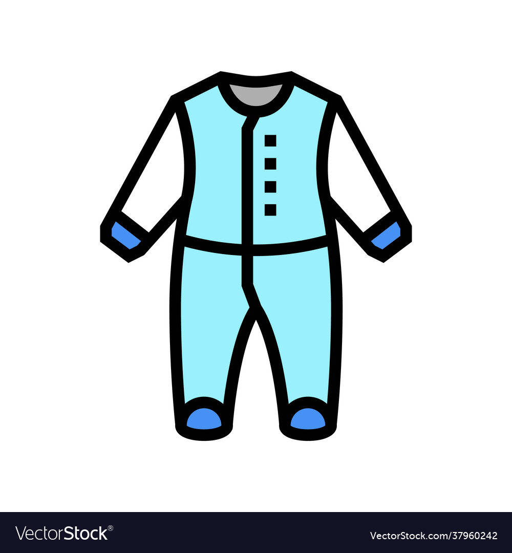 Body clothes baby color icon Royalty Free Vector Image