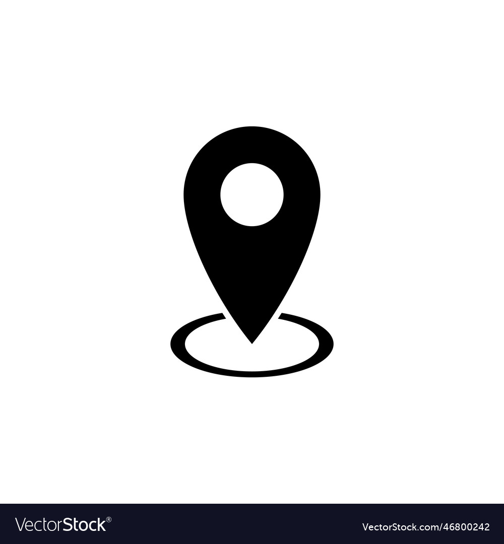 Pin icon location icon destination icon map pin Vector Image