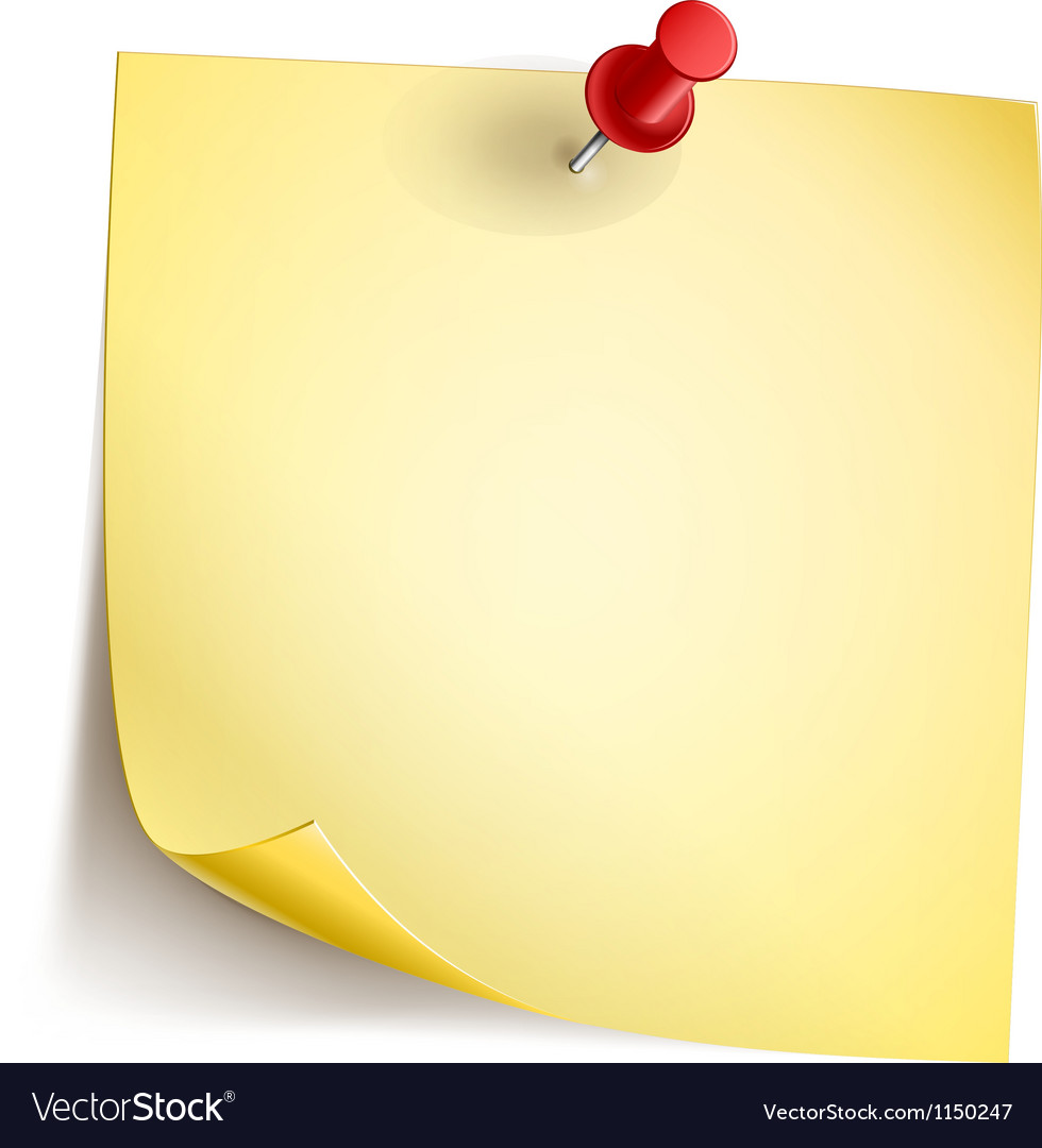 Take note Royalty Free Vector Image - VectorStock