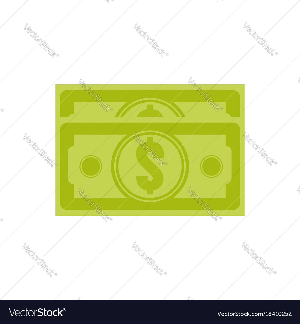 Dollar stack us Royalty Free Vector Image - VectorStock