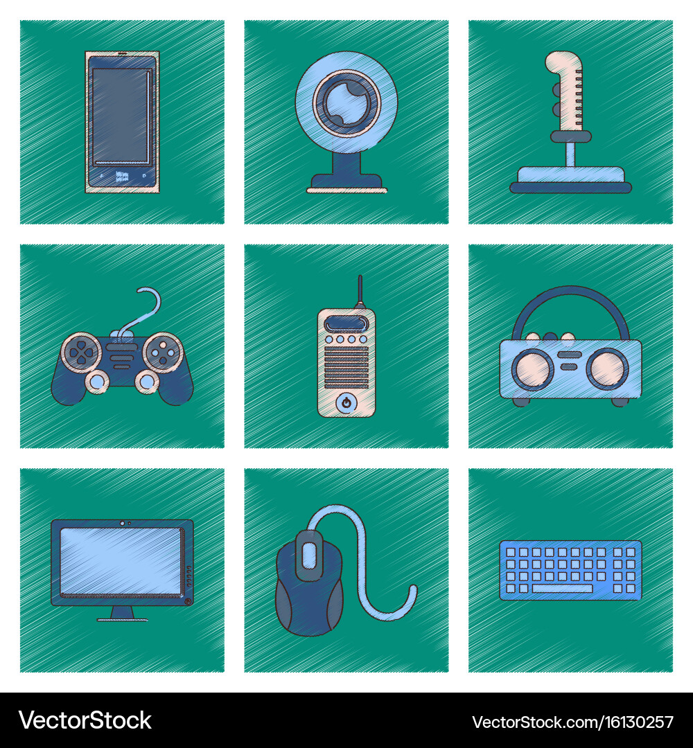 Assembly flat shading style icon technology Vector Image