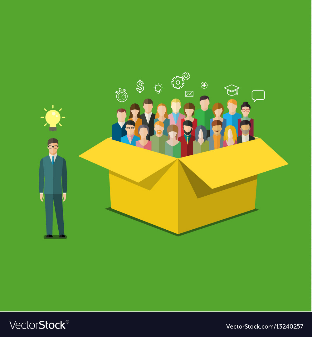 concept-of-thinking-outside-the-box-royalty-free-vector