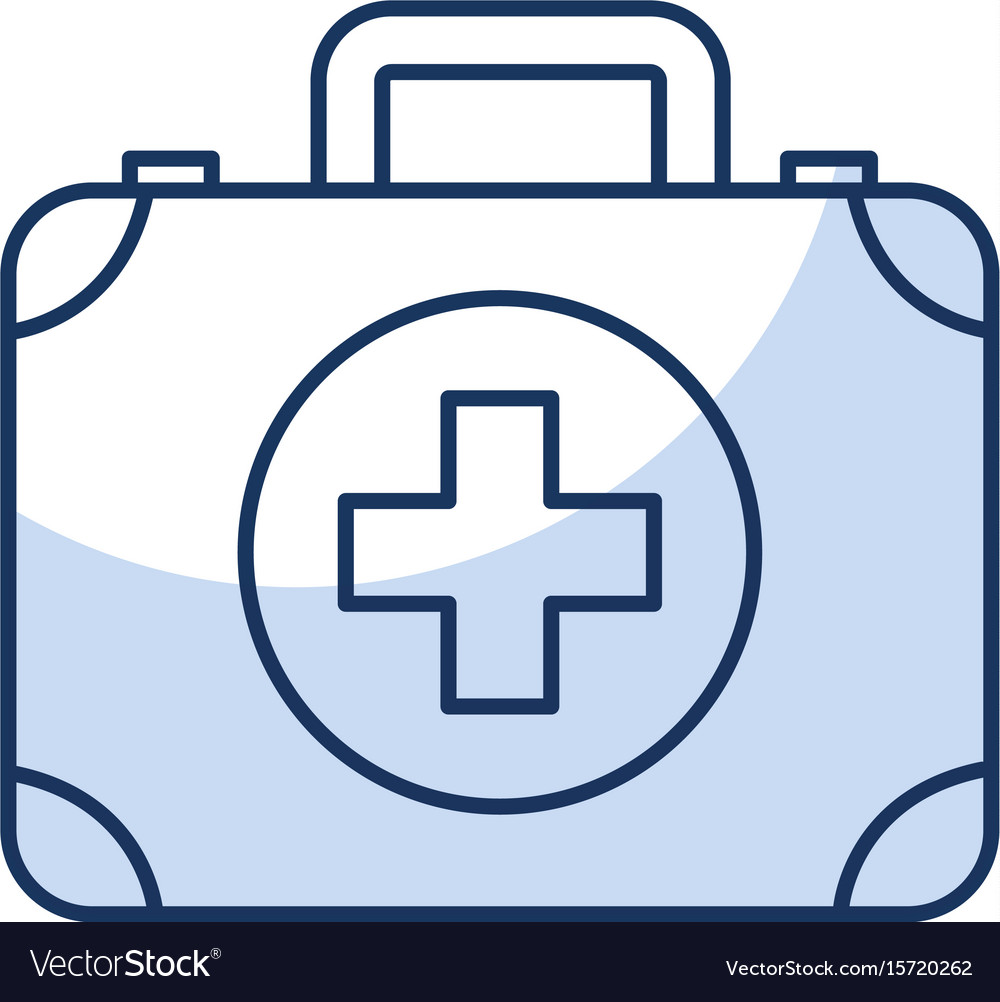 Medical kit isolated icon Royalty Free Vector Image