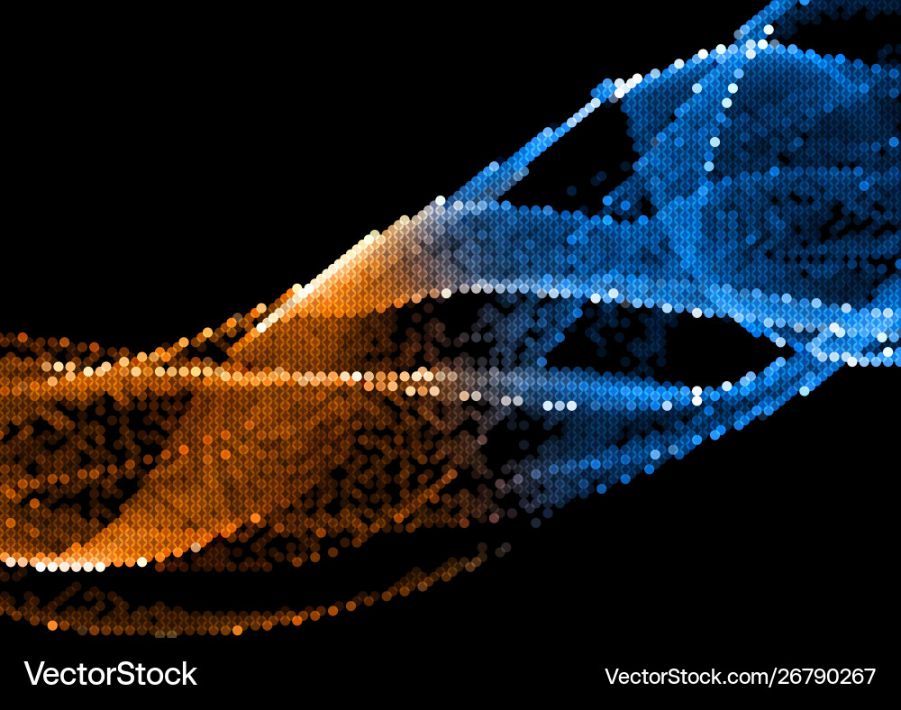 Abstract halftone dots background Royalty Free Vector Image