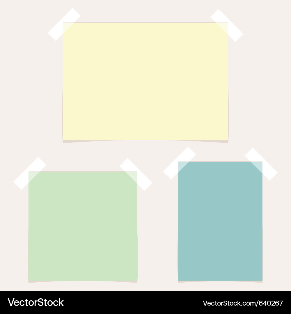 Paper sheets Royalty Free Vector Image - VectorStock
