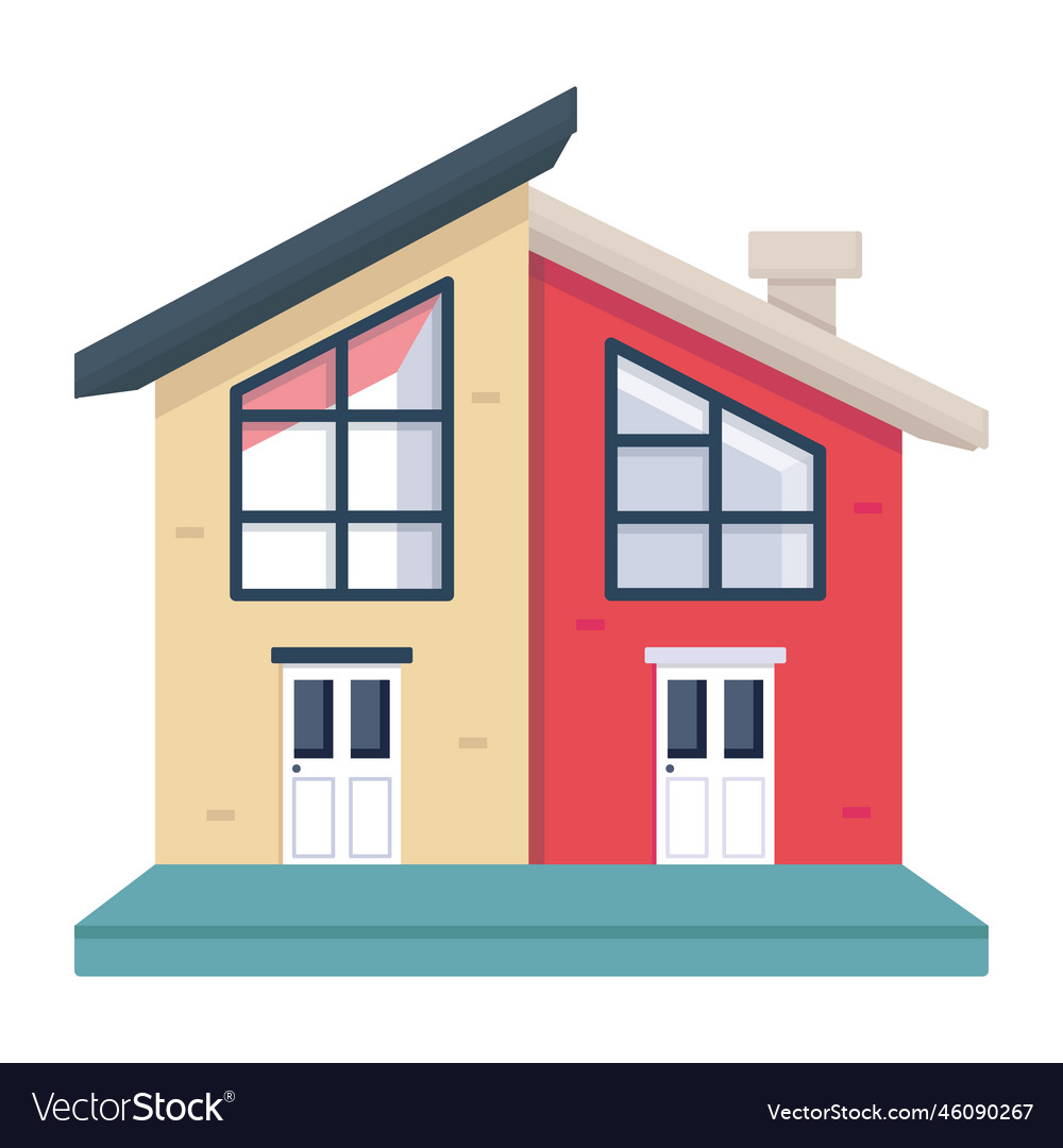 Residential building Royalty Free Vector Image