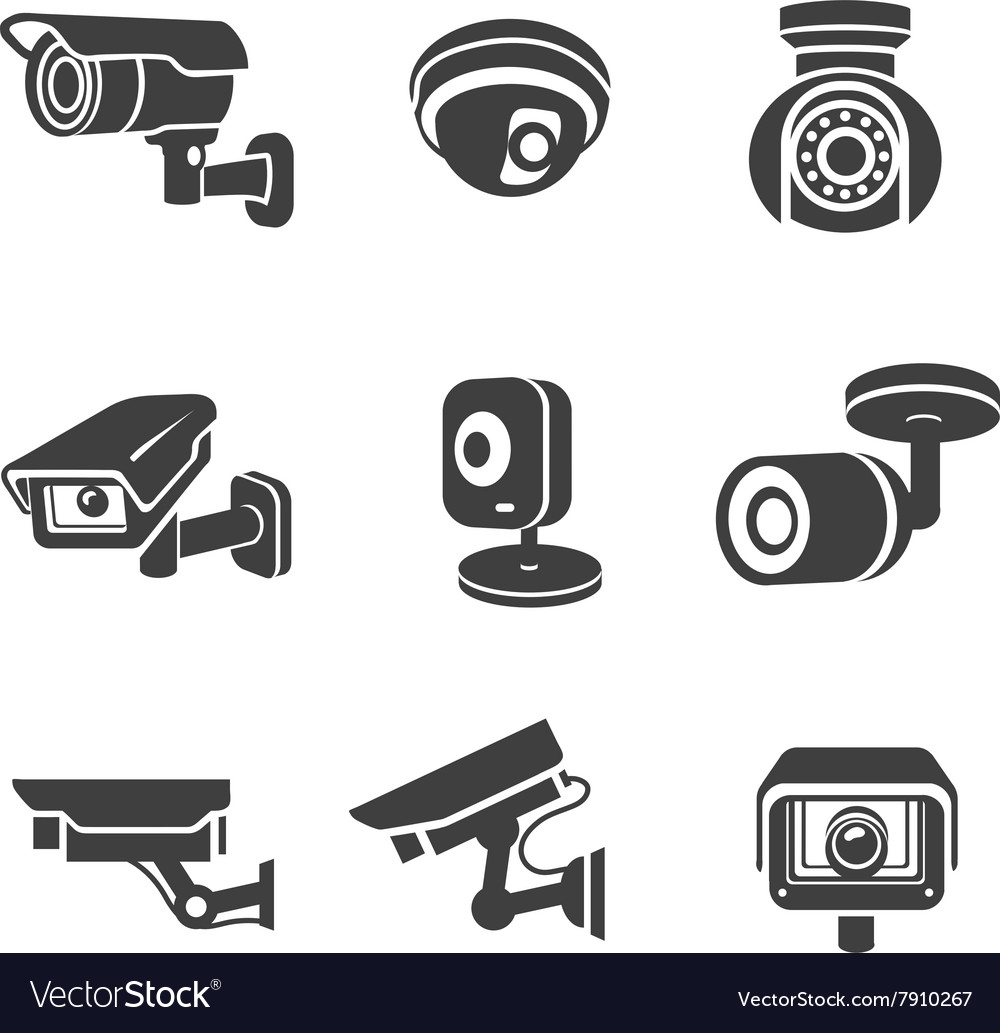 video surveillance camera icon