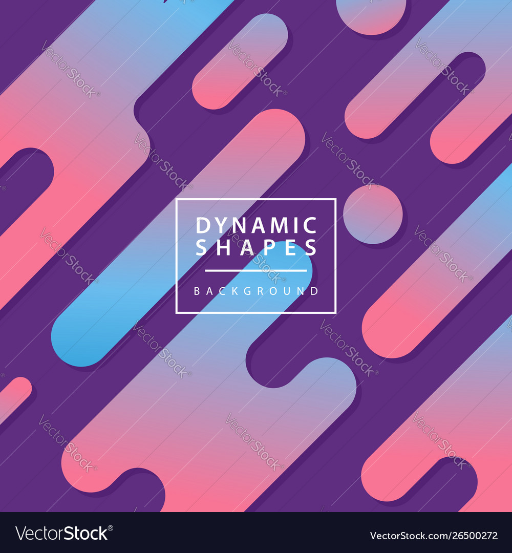 Abstract flat dynamic background template Vector Image