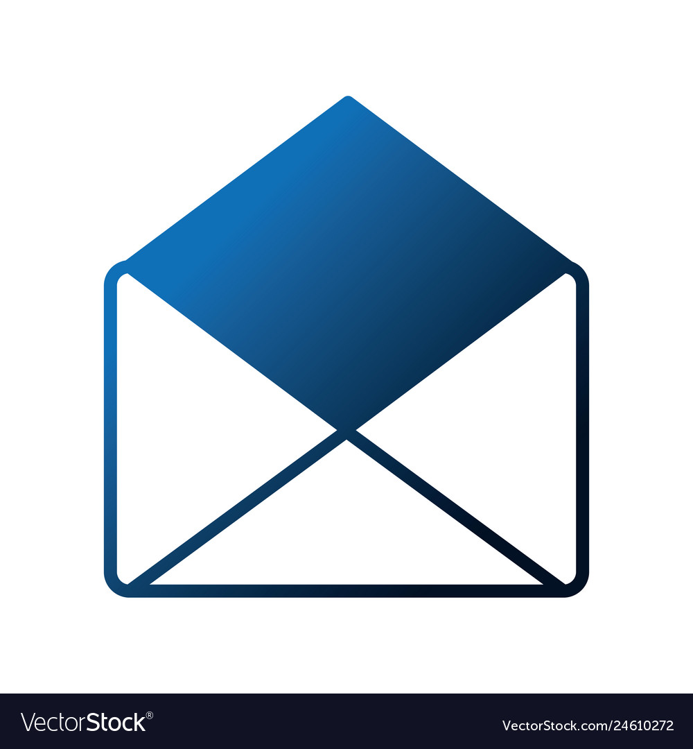 Envelope mail isolated icon Royalty Free Vector Image