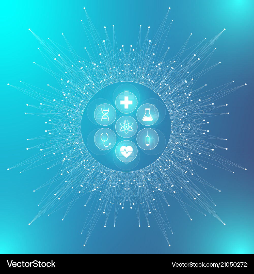 Scientific genetic engineering Royalty Free Vector Image